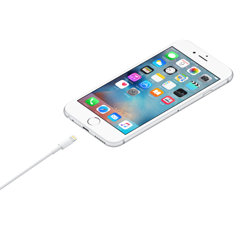 کابل USB- اپل مدل usb به لایتنینگ طول 1 متر